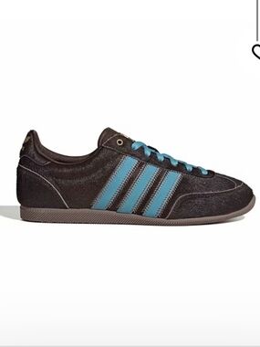 adidas Japan Black Sneakers with Blue Three-Stripes